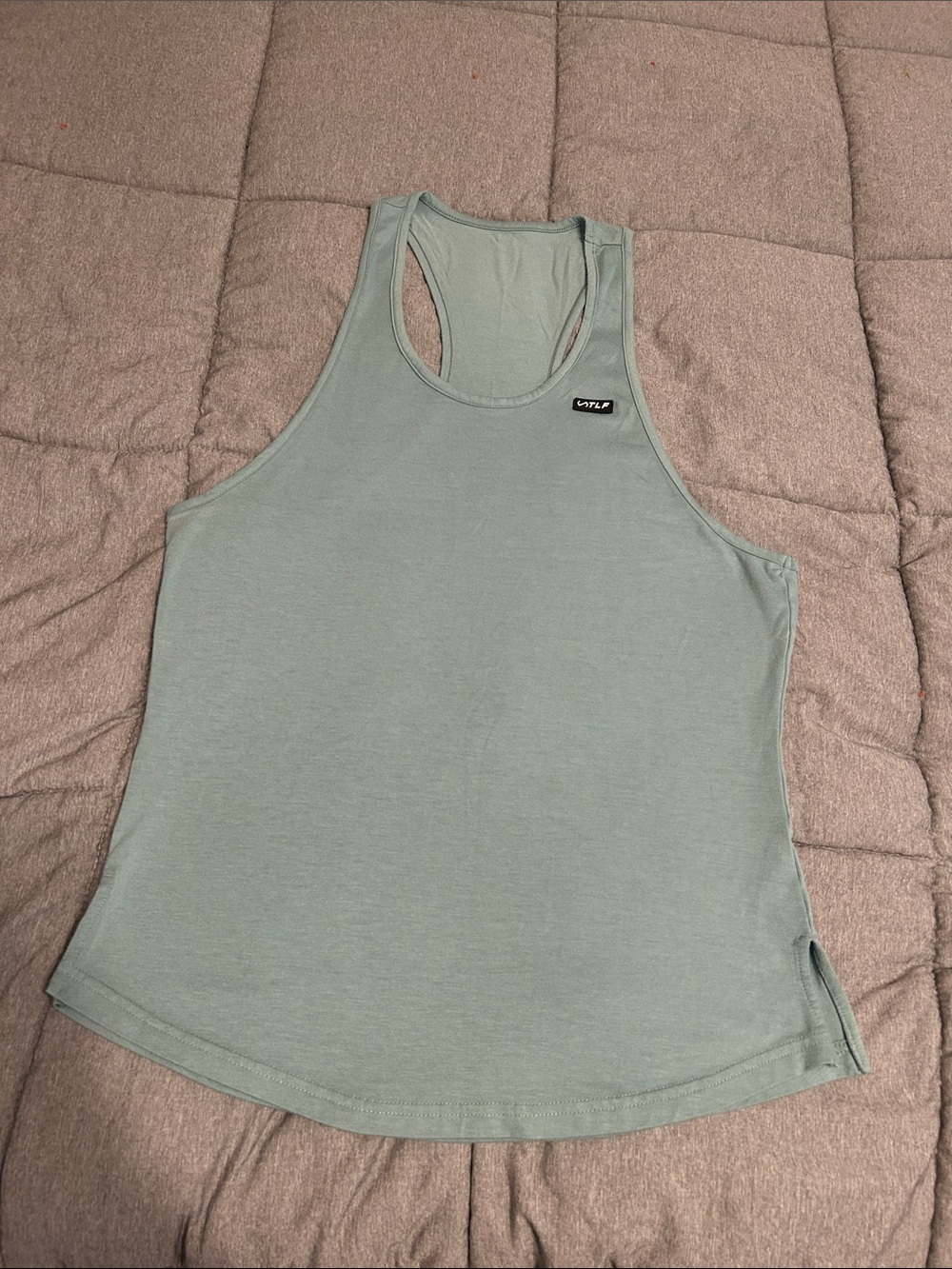 TLF Men’s Racerback Tank Top in Sage Green Medium